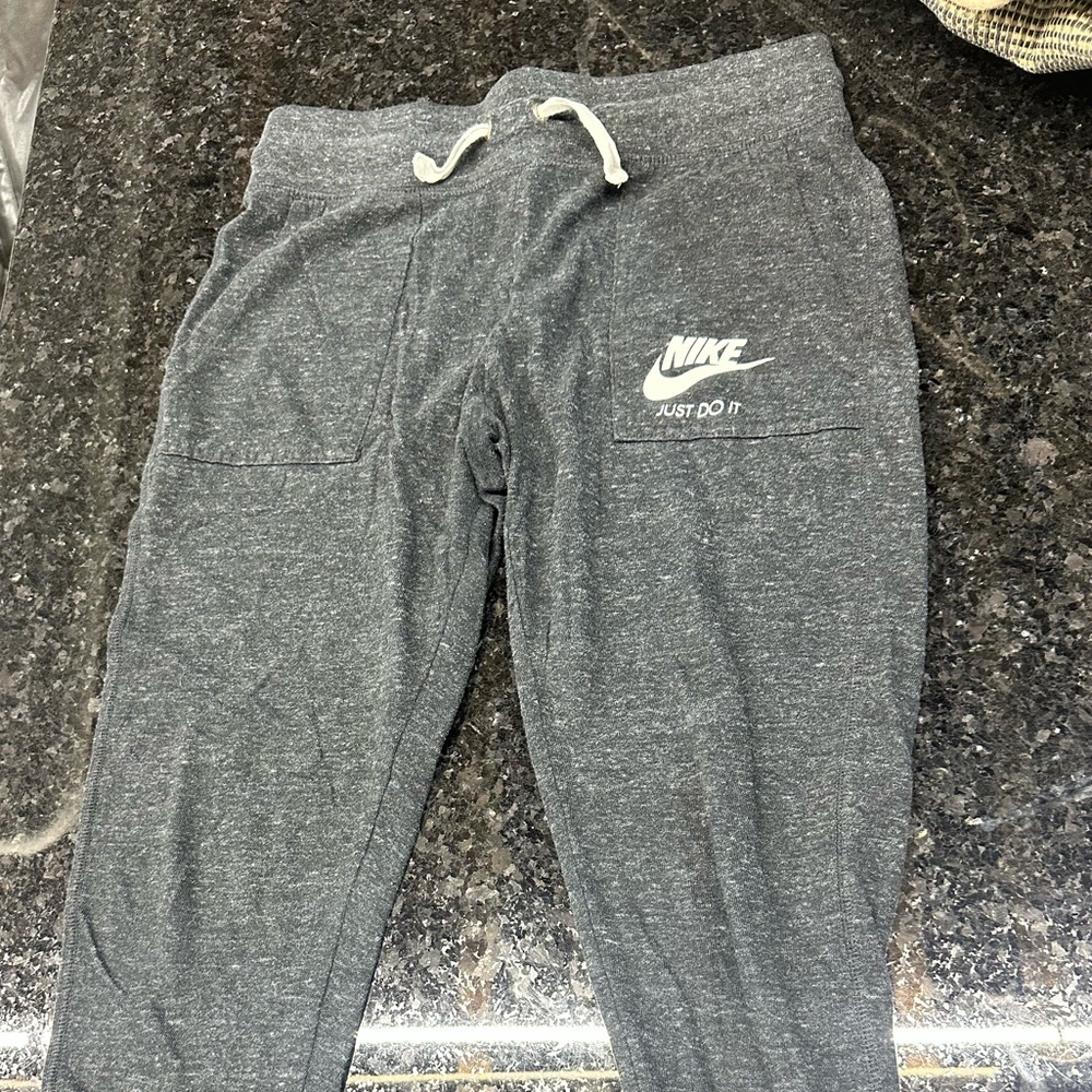 Nike Kids Charcoal Joggers
